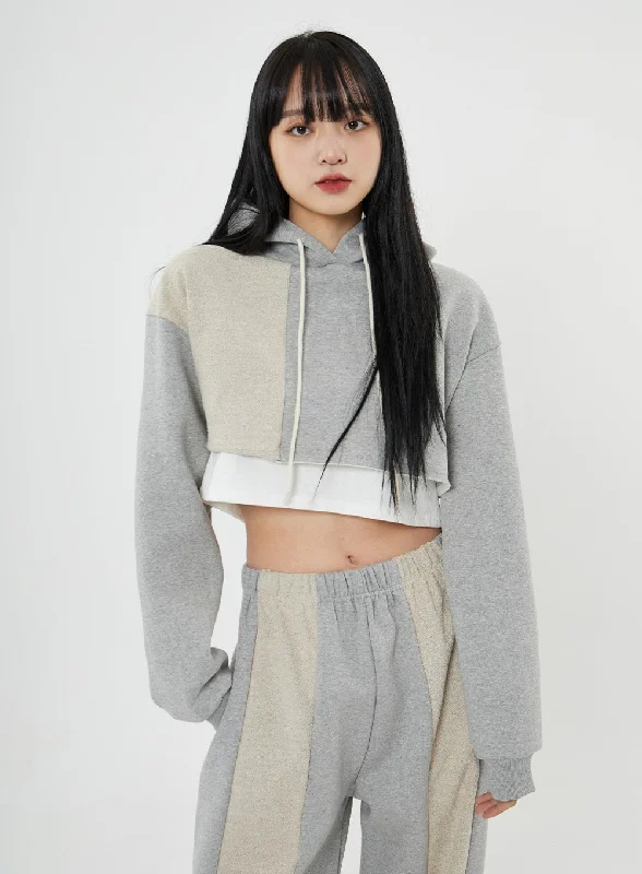 Crop Hooded Sweatshirt BN10