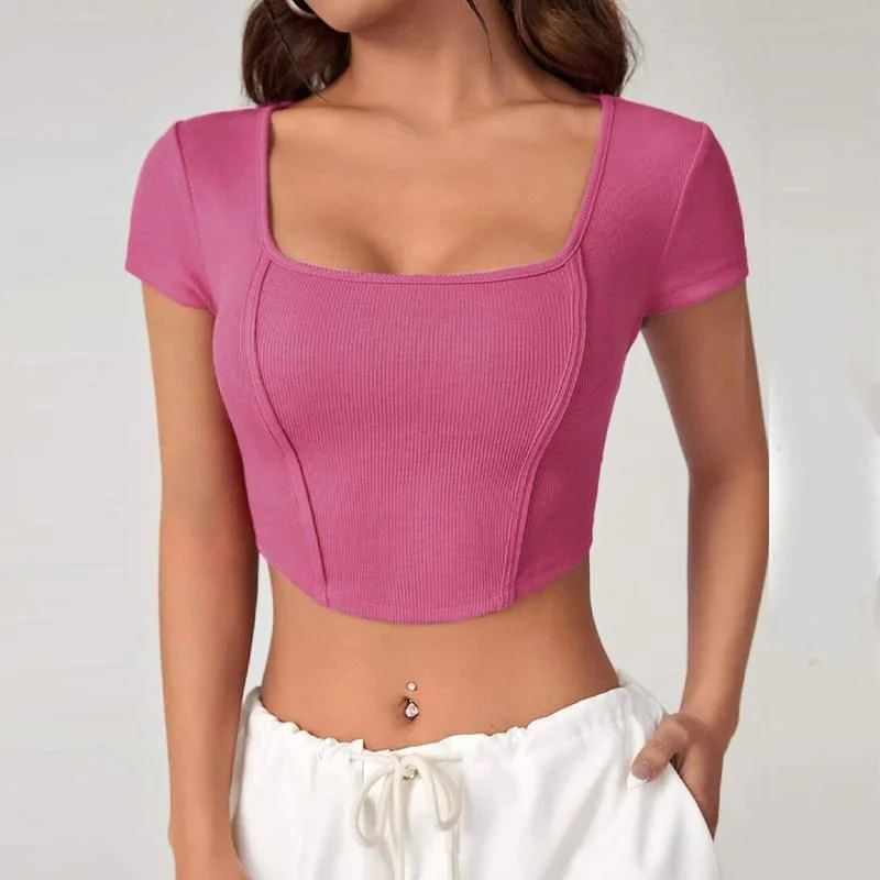 Elegant Summer Crop Top