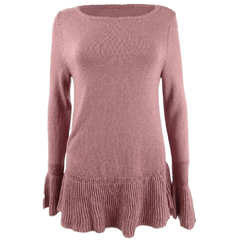 Style & Co. Women's Ruffle Hem Knit Sweater