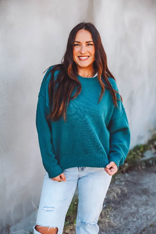 Tessa Sweater-Teal