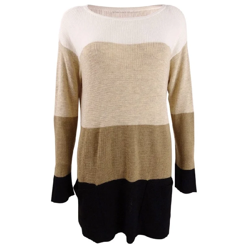 Vince Camuto Women's Colorblocked Waffled Sweater