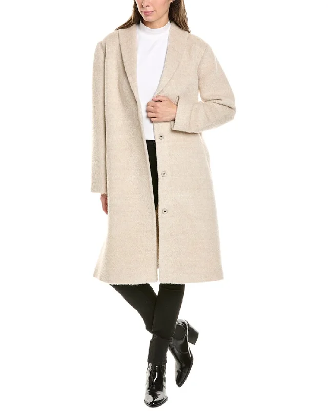 EILEEN FISHER Alpaca & Wool-Blend Coat