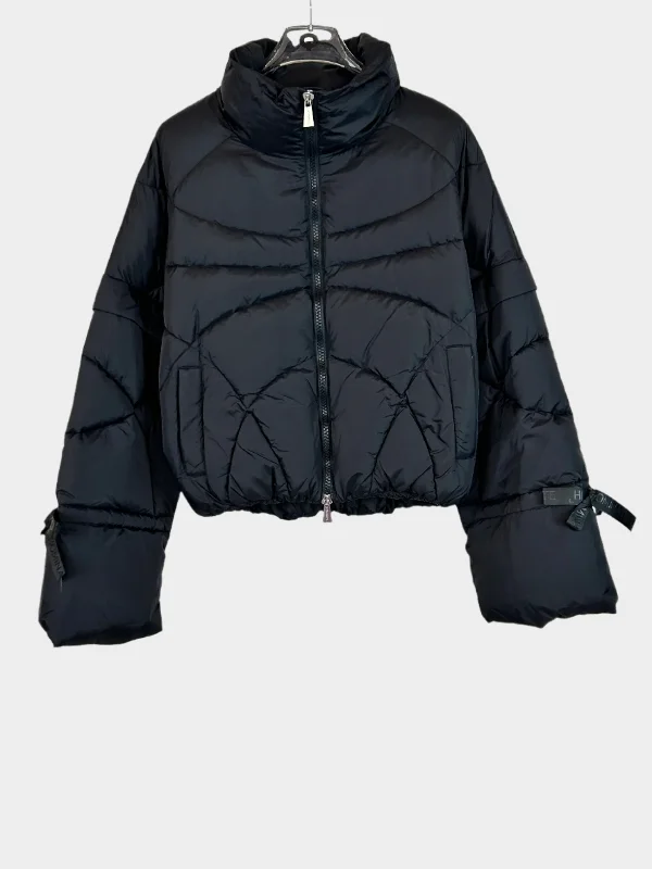 Puffer Jacket With Bow