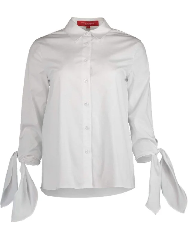 Cuff Tie Collared Shirt