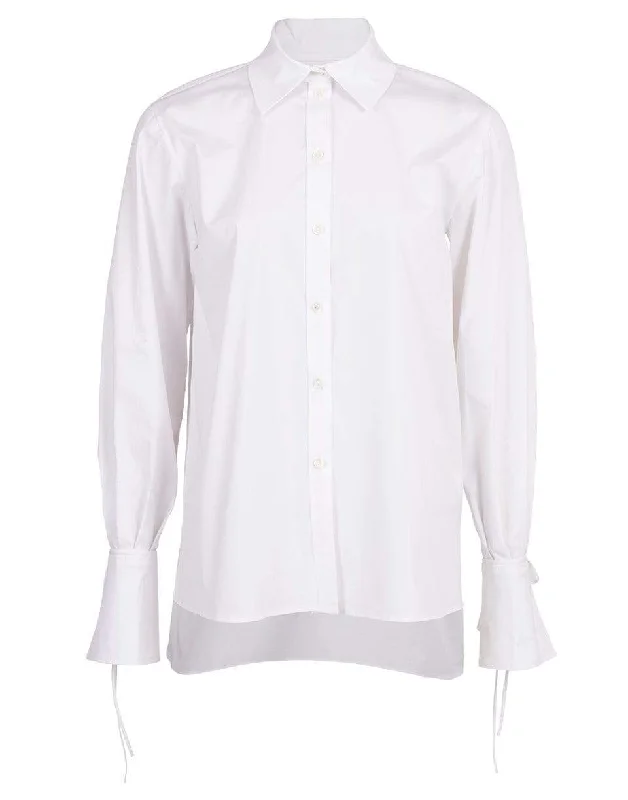 Drop Shoulder Collared Shirt