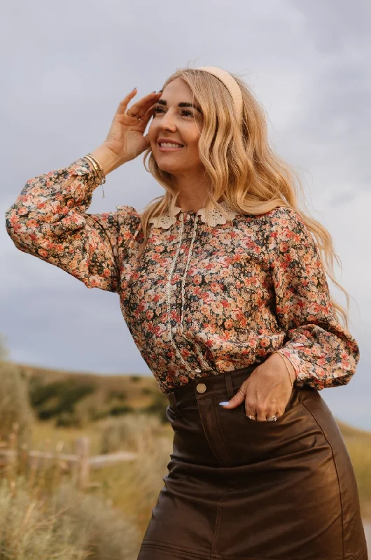 Cambridge Long Sleeve Blouse in Floral