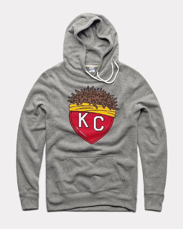 Franchise KC Heart Vintage Grey Hoodie